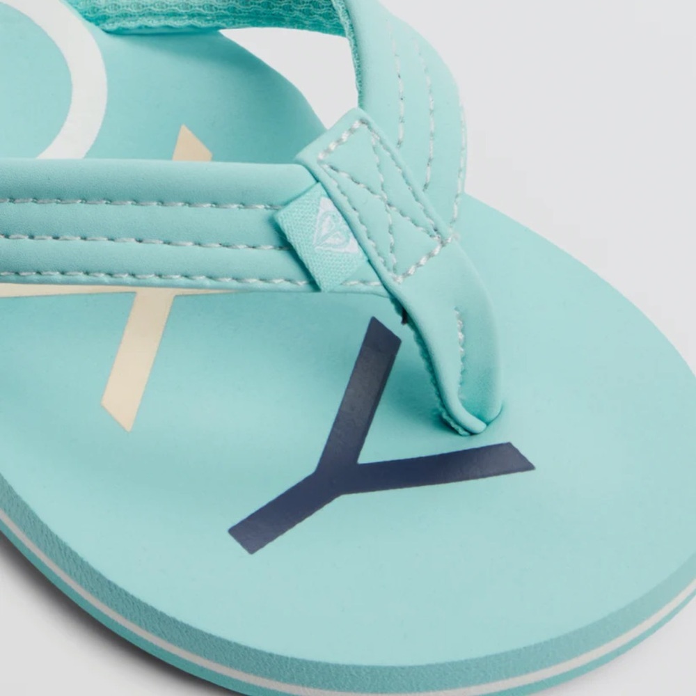 Roxy Girls Vista Flip Flops Sandals Size 1 NEW - Picture 10 of 10